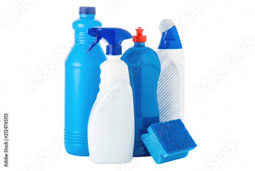 Household Cleaning Supplies and Scouring Sponge