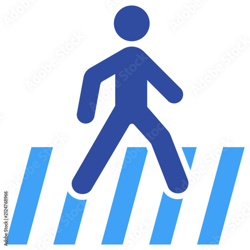 Illustration elements of Pedestrian Crossing