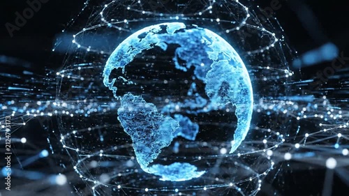 Digital Globe Network Connection Technology