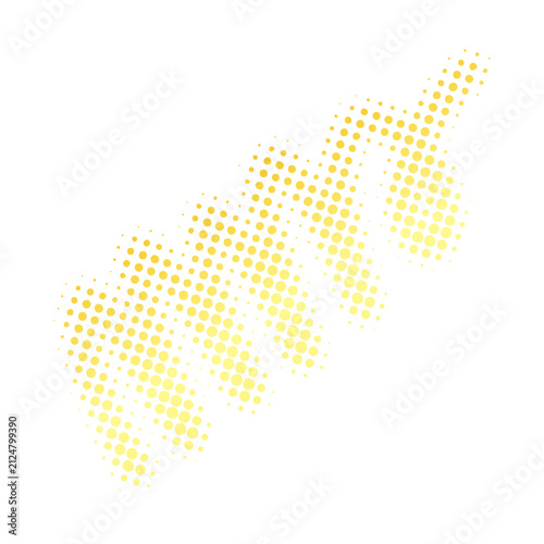 Diagonal Halftone Wave