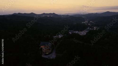Koyasan Before Dawn in Midsummer, Wakayama, Japan　「夜明け前の高野山・真夏」和歌山県高野町