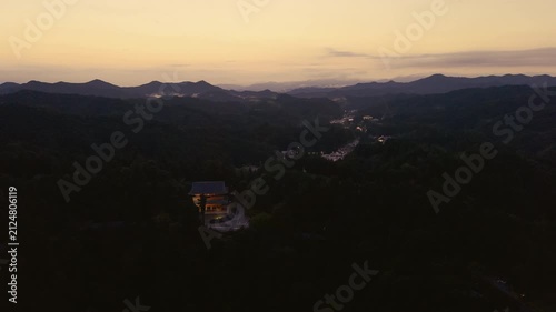 Koyasan Before Dawn in Midsummer, Wakayama, Japan　「夜明け前の高野山・真夏」和歌山県高野町