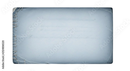 Vintage aged document with elegant cursive script, meticulously crafted for premium commercial use in high-resolution PNG format