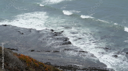 The beautiful costline landscape along the No 1 highway in California
