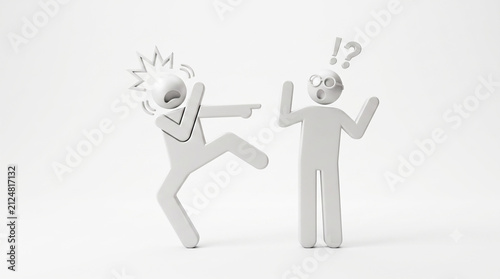 White 3D Human Figures Symbolizing Teamwork, Support, Leadership, Friendship, Collaboration, Achievement, Celebration, Victory, and Success