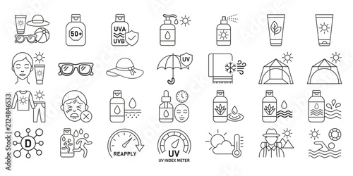 people icons set isolated on white