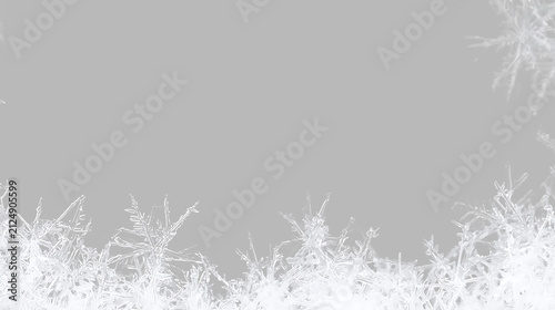 Canvastavla Realistic Ice Border PNG with Clear Frozen Icicles, Snowy Frost Effect, Transparent Isolated Background for Christmas Graphic Illustration