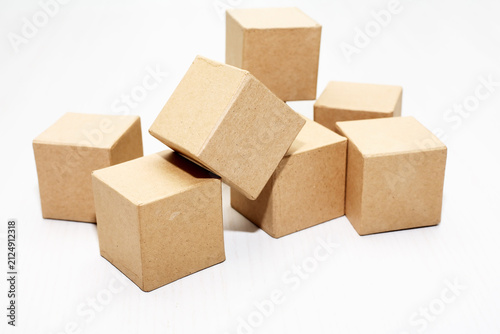 Cardboard Cubes