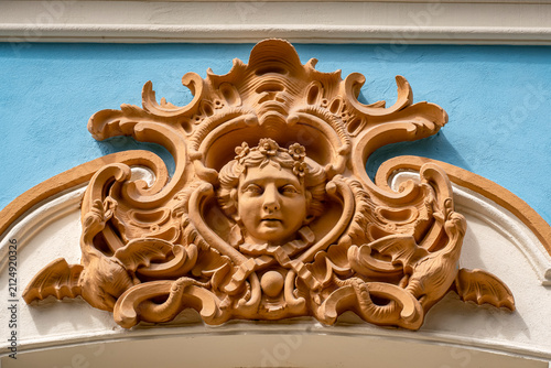 фотографія The decor on the facade of the Catherine Palace