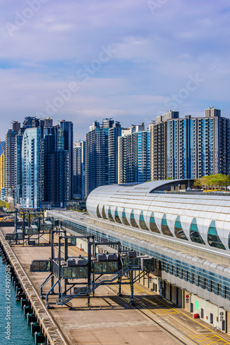 Photography City views of Hong Kong, a metropolis and special administrative region on the s
