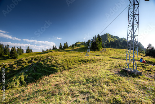 Germany, Bavaria, Allgaeu, Gruenten mountain, Peak of 