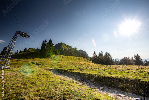 Germany, Bavaria, Allgaeu, Gruenten mountain, Peak of 