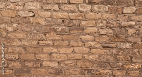 Rustic Stone Wall Texture w...
