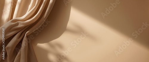 Soft Drapery Casting Shadow...