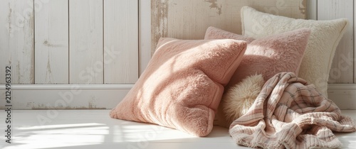 Cozy Throw Pillows and Blan...