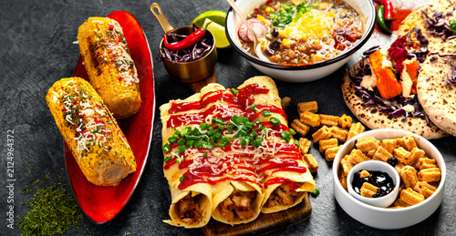 Canvas Print Mexican cuisine concept