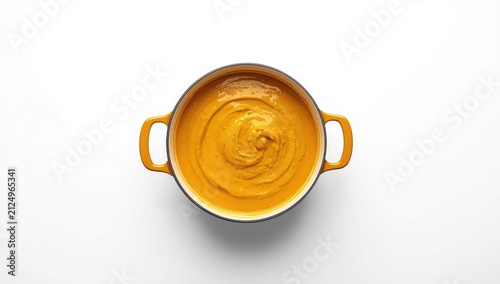 Creamy Pumpkin Soup in a Ye...