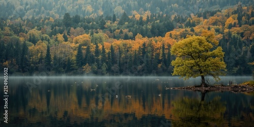Lone Tree Standing on a Sho...