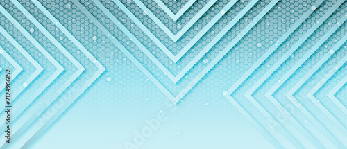 Minimalist geometric chevron background