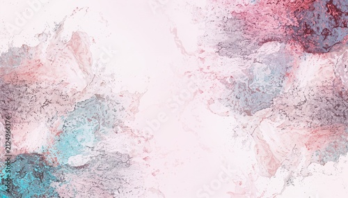 Abstract Pastel Texture Background - Soft Swirls of Pink, Blue, and Grey