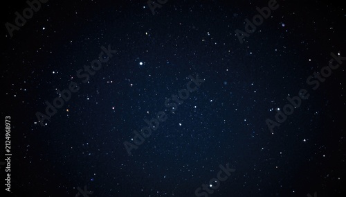 Starry Night Sky with Distant Stars and Dark Background