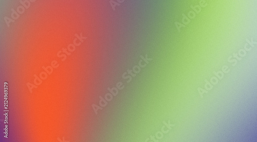 Картината върху платно Moody Warm to Cool Grainy Gradient Abstract Background in Fiery Orange, Dusty Ro