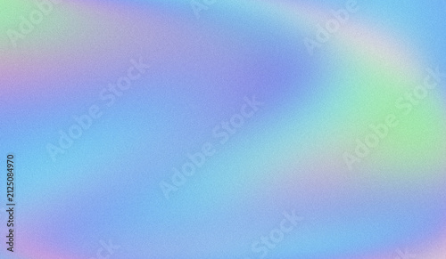 Holographic Pastels Soft Pastel Lavender, Sky Blue, Mint Green, and Light Violet Abstract Gradient Background Featuring Heavy Grainy Noise Texture