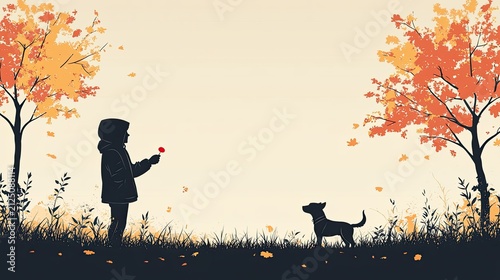 Human and Dog Friendship and Reward Training. AI generated