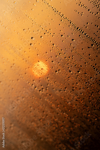 drops of water on glass, rain drops
