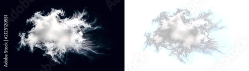White Night Clouds Set, Starry Sky Atmosphere Elements, Dark Space Nebula, Fantasy Astral Mist, Glowing Nighttime Sky Texture, Magical Celestial Background