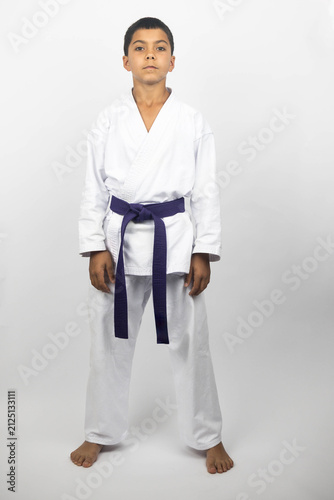 Pre Teen Karate Boy