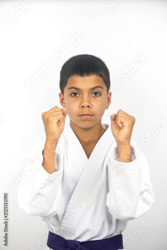 Pre Teen Karate Boy