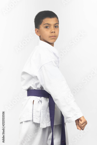 Pre Teen Karate Boy