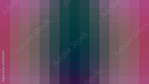 Fotografie Geometric pattern background consisting of vertical rectangular blocks in shades of dark teal and magenta, creating a structured and rhythmic visual effect for creative projects