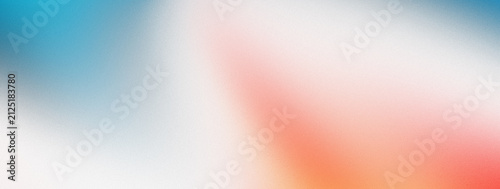 Fotografie Vibrant Turquoise Cyan, Warm Sunset Orange, Coral Pink, and Bright Off-White Abs