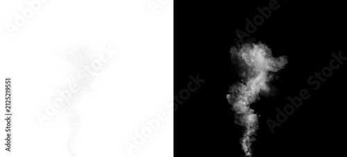 Realistic White Smoke Cloud PNG Isolated on Transparent and Black Background, Soft Steam Mist Overlay, Fog Effect, Vapor Texture, Atmospheric Smoke Element