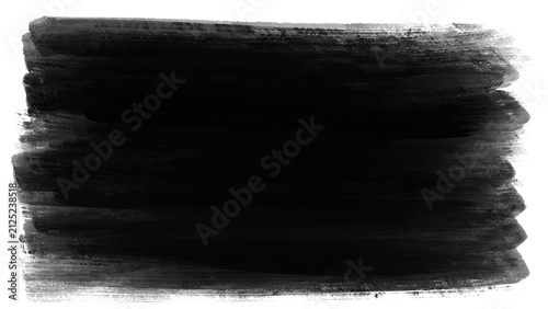 Distressed marker paint brush stroke ink blot element features solid dense texture block background layout. Creative grunge paint stain for modern streetwear graphic design clip art.