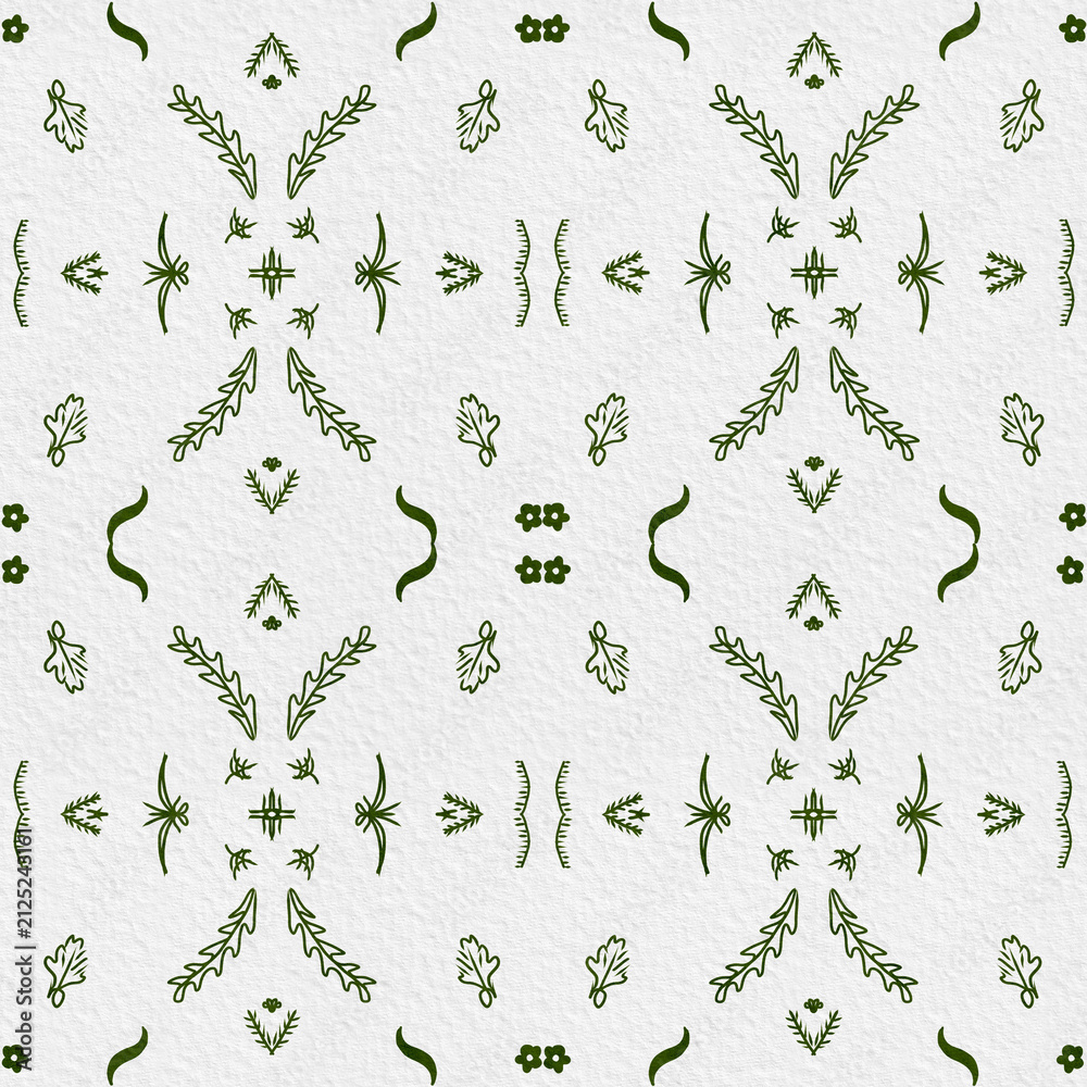 Fototapeta premium Seamless decorative pattern with a modern repeating design for textile and wallpaper backgrounds