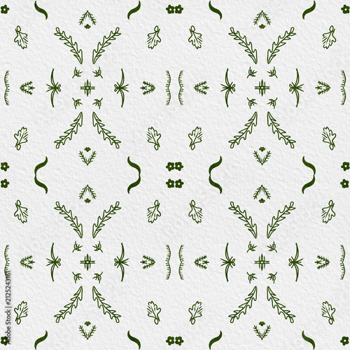 Seamless decorative pattern with a modern repeating design for textile and wallpaper backgrounds