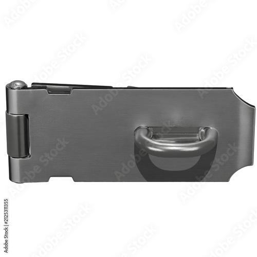 Obraz na plátně Door Hasp Latch Lock Hardware