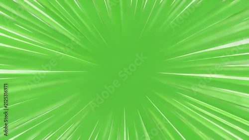 Dynamic Green Action Speed Lines Effect Illustrating Anime Style Manga Comic Book Background For High Energy Graphic Motion Visual Design