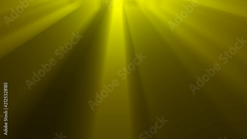 Abstract background, featuring vibrant yellow, light rays emanating, from the center, against a dark, yellow gradient backdrop