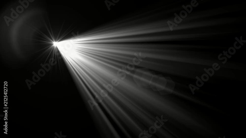 optical lens flares light moving in the sun light . Optical lens flare effect. 4k stock video 