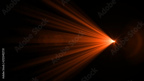 optical lens flares light moving in the sun light . Optical lens flare effect. 4k stock video 