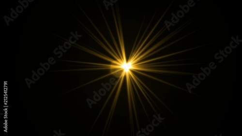 optical lens flares light moving in the sun light . Optical lens flare effect. 4k stock video 