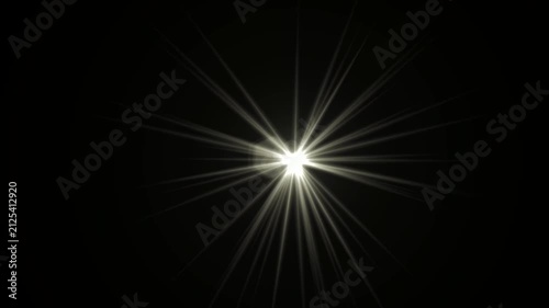 optical lens flares light moving in the sun light . Optical lens flare effect. 4k stock video 