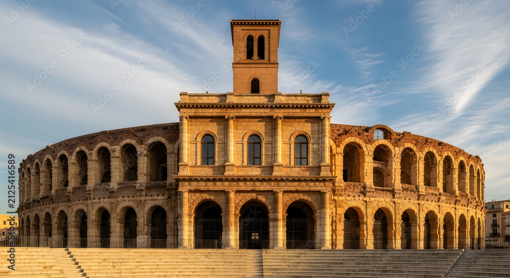 Fototapeta premium Honoring heroes a memorial day reflection at the historic roman colosseum