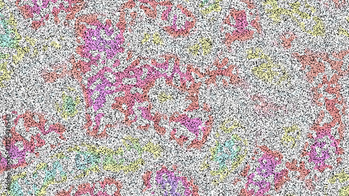 Abstract Colorful Noisy Grain Texture Background with Organic Pattern