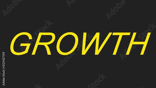 Seamless kinetic stomp typography motion background. Fast paced bold business words impact, growth, speed, profit for B2B corporate presentations, e-commerce promo, and marketing campaigns.