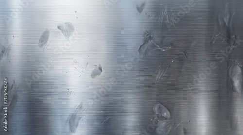 Grunge Brushed Steel Metal Texture Background with Dark Smoky Metallic Surface